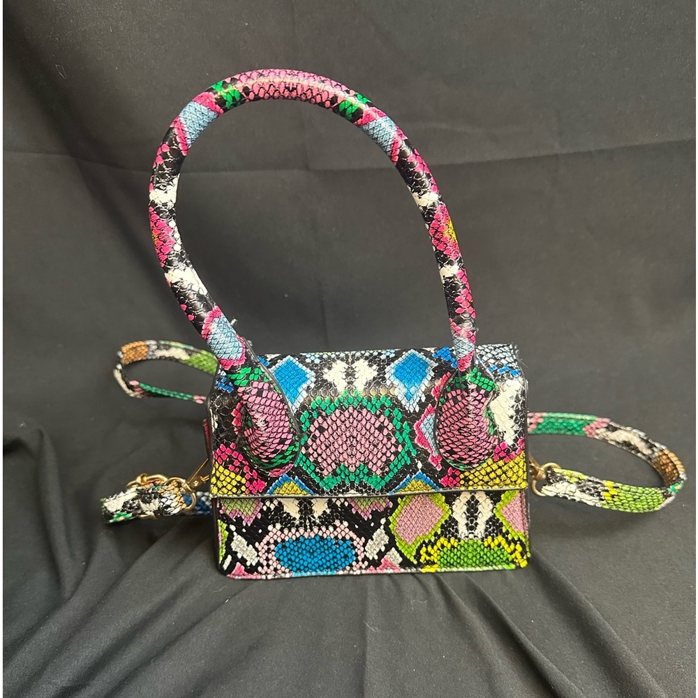 Used Multi Colored small handbag